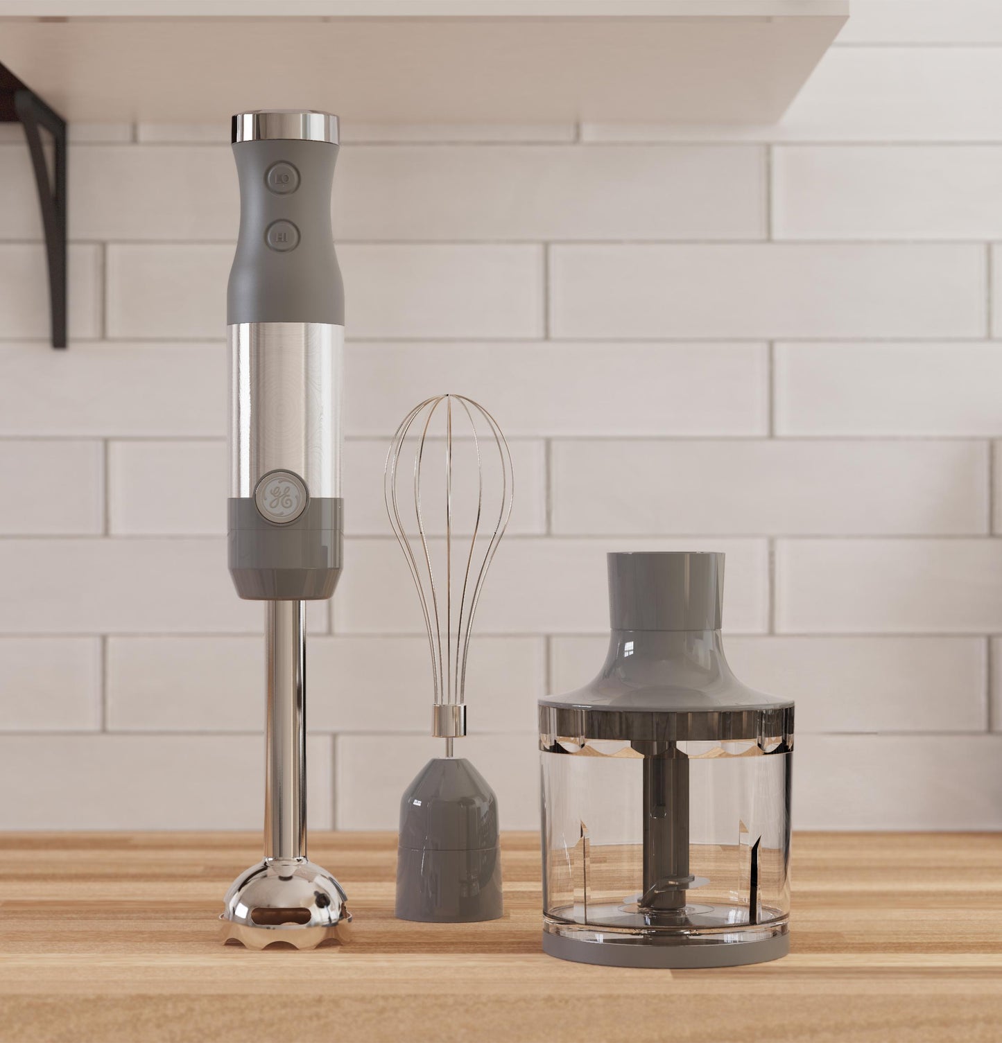 G8H1AASSPSS GE Immersion Blender with Accessories