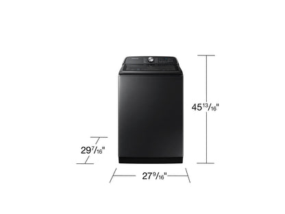 Samsung WA54CG7105AV Top Load Washer ActiveWave™ Agitator  Super Speed Wash  5.4 cu.ft.