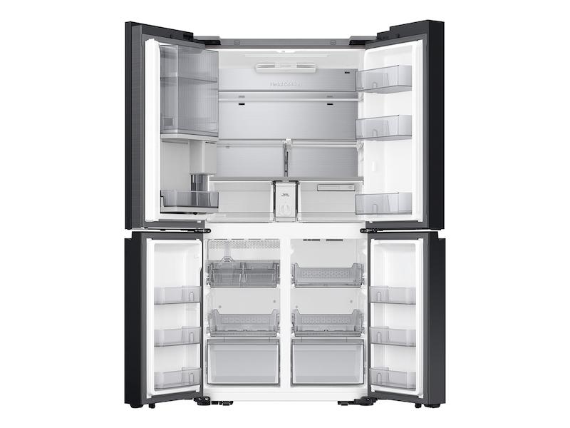 Samsung Bespoke Counter Depth 4-Door Flex™ Refrigerator (23 cu. ft.) with Beverage Zone™ and Auto Open Door in Stainless Steel