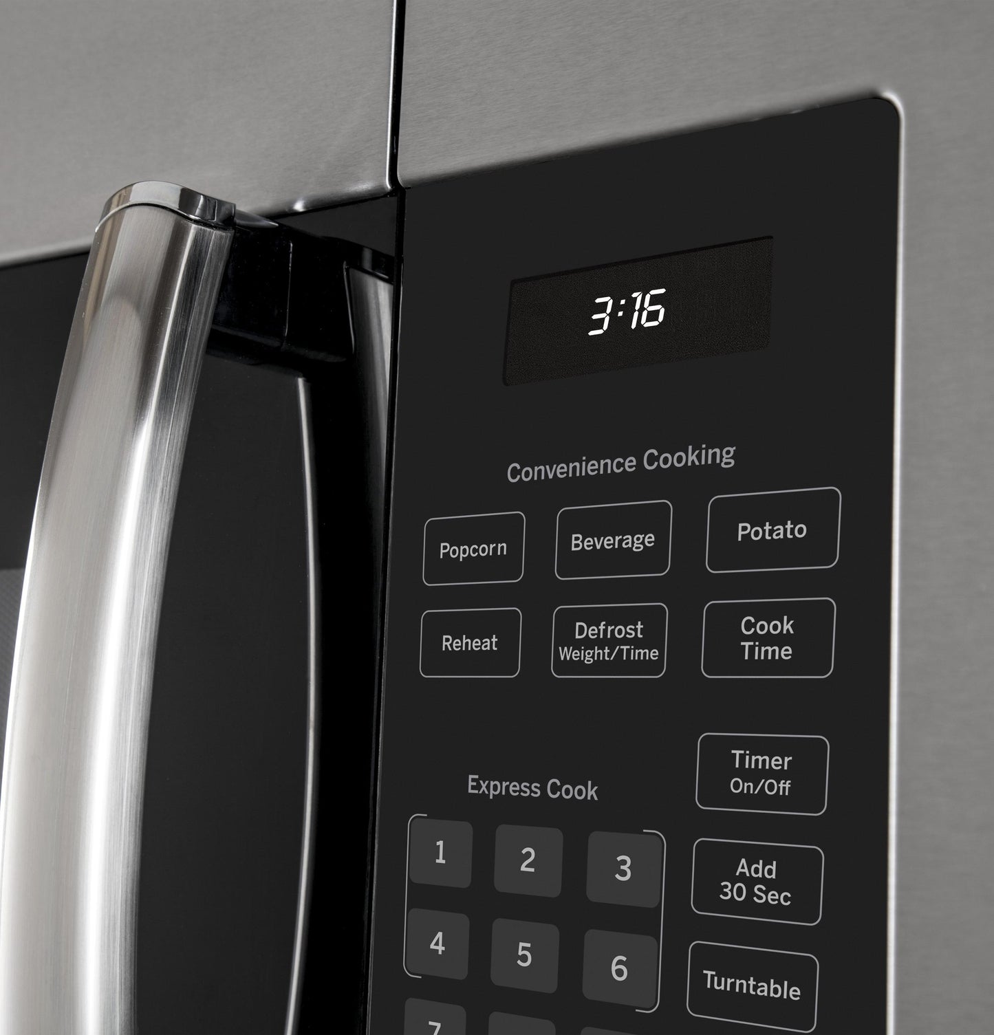 JVM3160RTSS GE® 1.6 Cu. Ft. Over-the-Range Microwave Oven