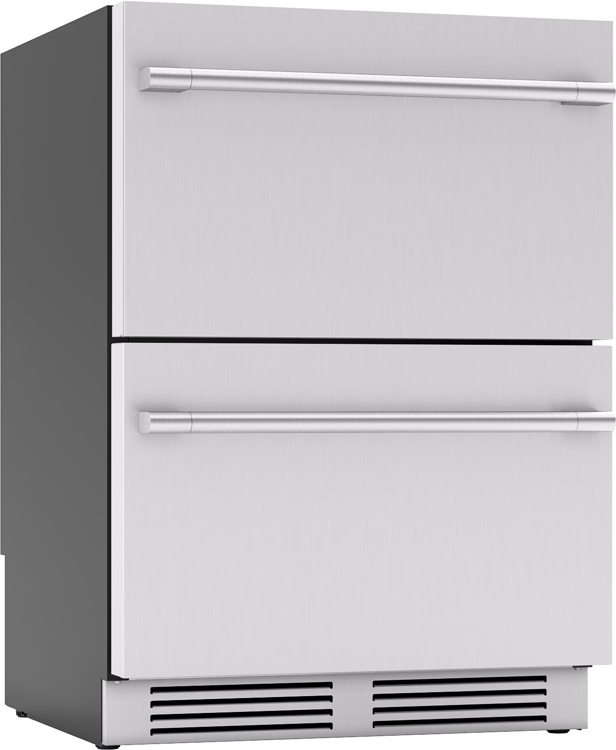 Zephyr PRRD24C2AS Presrv Refrigerator Drawers, 24in Compact, SS, 2 Zone