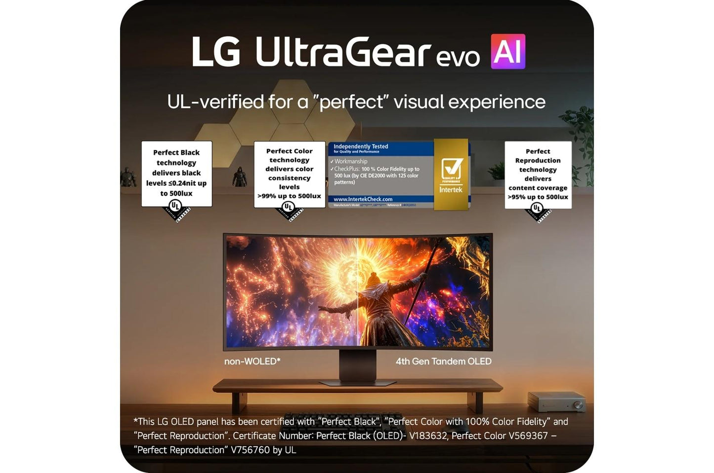 Lg 39GX950BB 39 Inch UltraGear™ evo GX9, World's First 39" 5K2K OLED Gaming Monitor