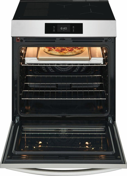 Frigidaire GCFI3070BF 30" Front Control Induction Range with Stone-Baked Pizza