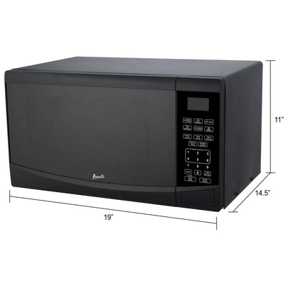 MT09V1B Avanti 0.9 Cu. Ft. Microwave Oven, Digital - Black