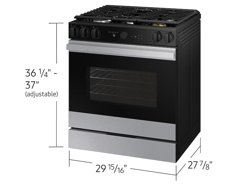 Samsung Bespoke 6.0 cu. ft. Smart Slide-In Gas Range with Air Sous Vide