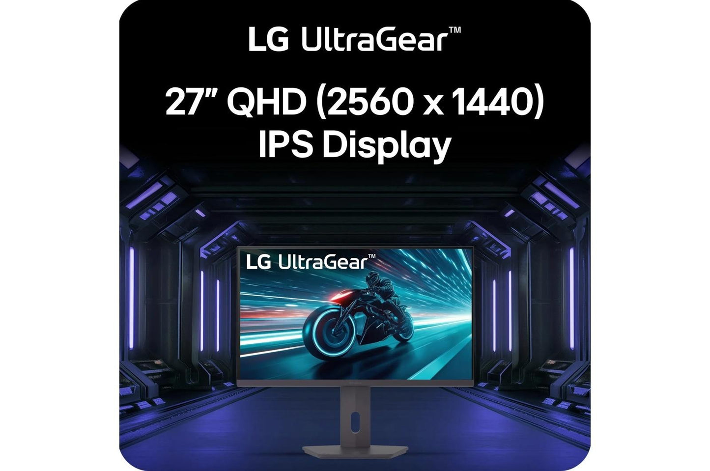 Lg 27G61ZBB 27 Inch UltraGear™ QHD 1440p IPS 200Hz 1ms AMD FreeSync Gaming Monitor