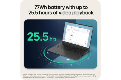 16Z90TSGAUG9U1 LG gram Pro 16 Inch, Copilot+ PC, Thin and Lightweight Laptop, Windows 11 Home, Intel® Evo™ Edition - Intel® Core™ Ultra 9, 32GB RAM, 2TB (2x1TB) SSD, Metal Gray