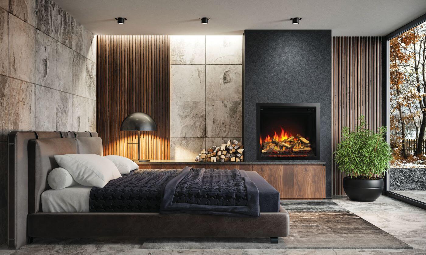 Napoleon Bbq NEFB36HMF Elevation Electric 36 Built-in Electric Fireplace