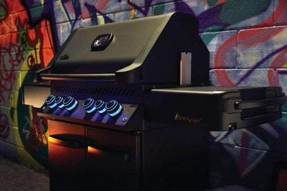 Napoleon Bbq P500RSIBPK3PHM Legacy Phantom Prestige 500 RSIB with Infrared Side and Rear Burner , Propane, Satin Black