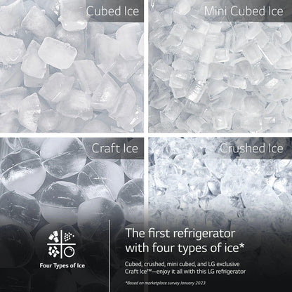 Lg 31 cu. ft. Smart Standard-Depth MAX™ French Door Refrigerator with Four Types of Ice