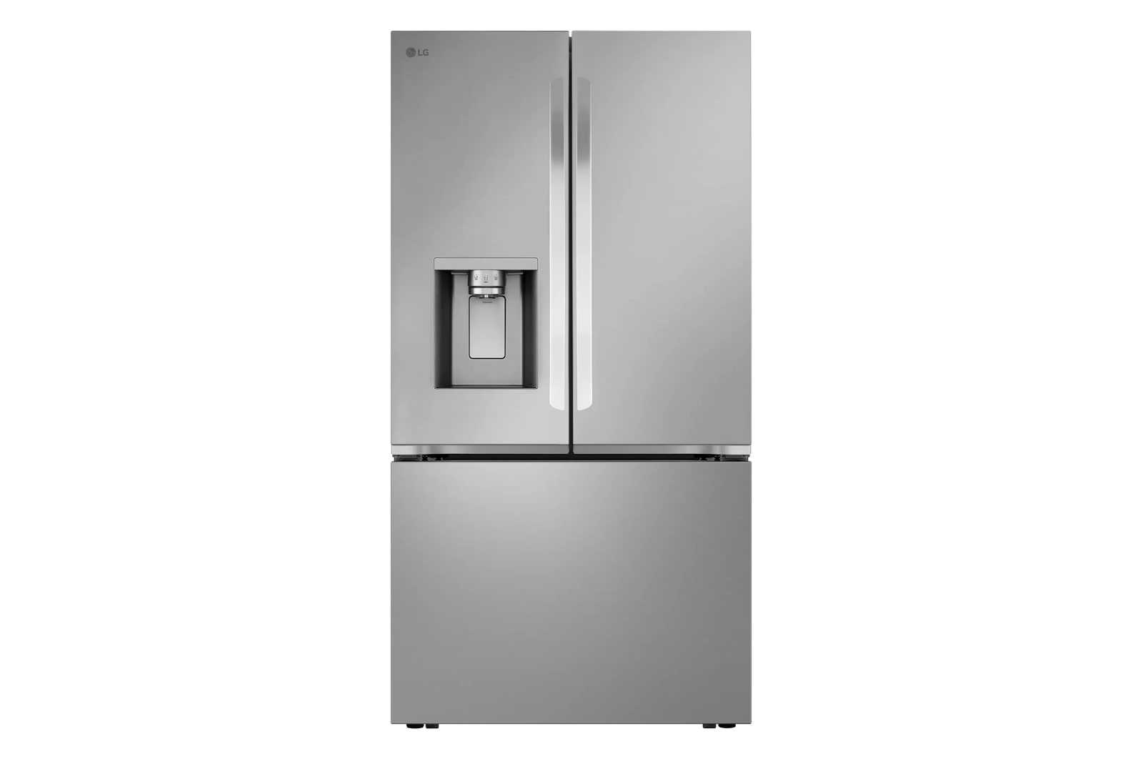 Lg LRRXC2606S 26 cu. ft. Counter-Depth MAX™, French Door Refrigerator, with Craft Ice™