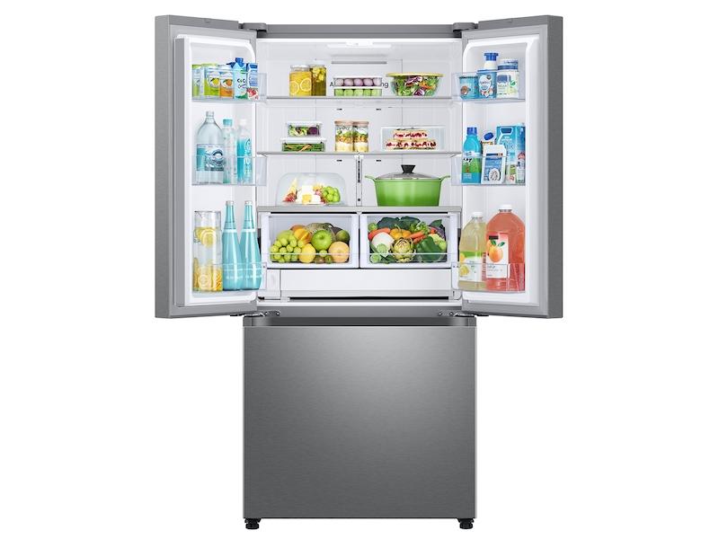 Samsung 25 cu. ft. 33" 3-Door French Door Refrigerator with Dual Auto Ice Maker in Stainless Steel