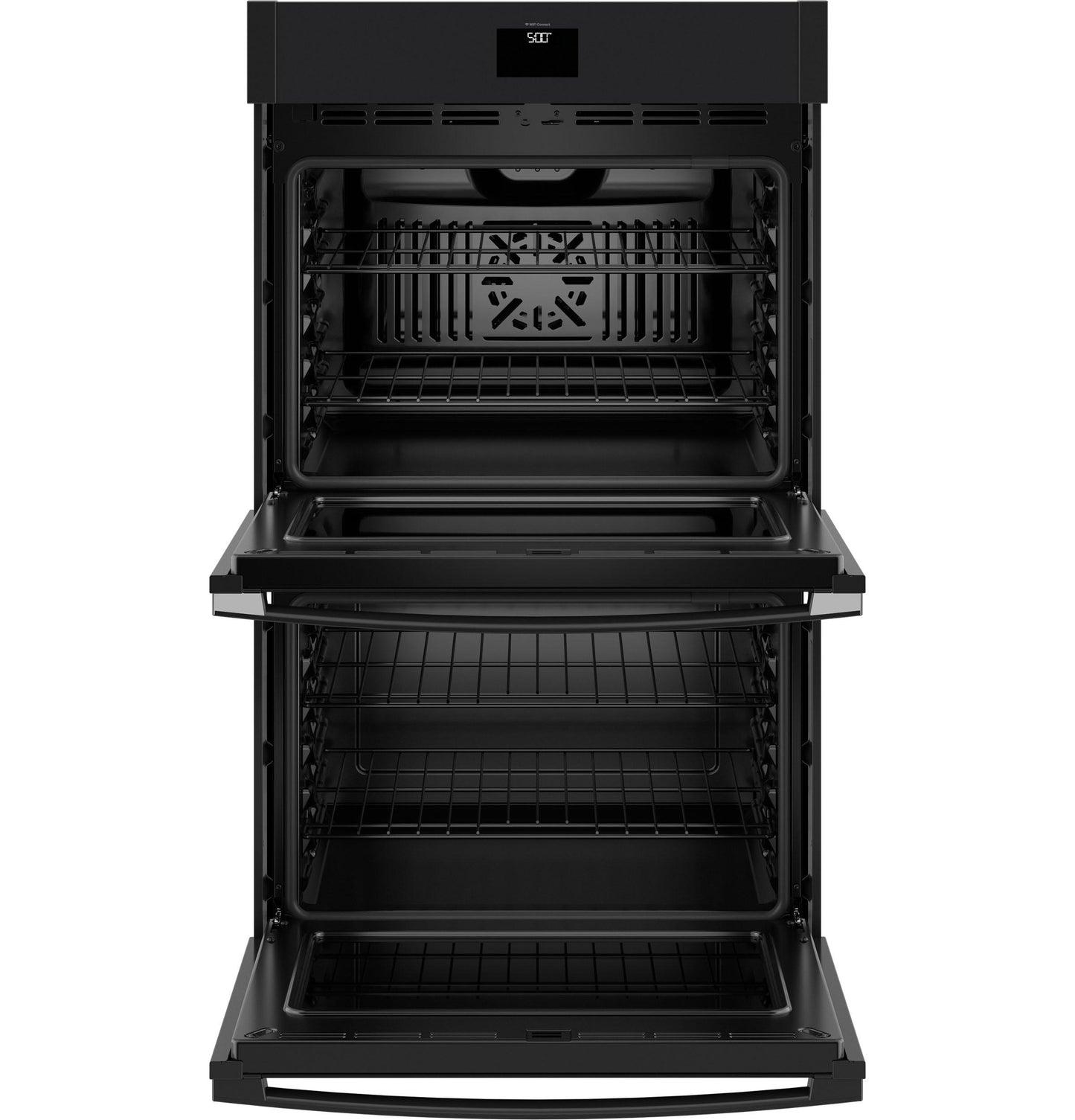 JTD5000DVBB GE® 30" Smart Built-In Self-Clean Convection Double Wall Oven with No Preheat Air Fry