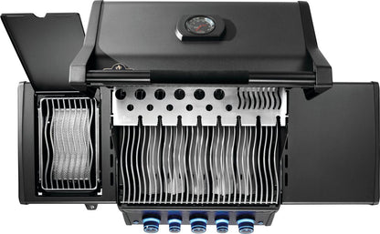 Napoleon Bbq RPS425RSIBPK2PHM Phantom Rogue PRO-S 425 RSIB with Infrared Side and Rear Burner , Propane, Matte/Matt Black
