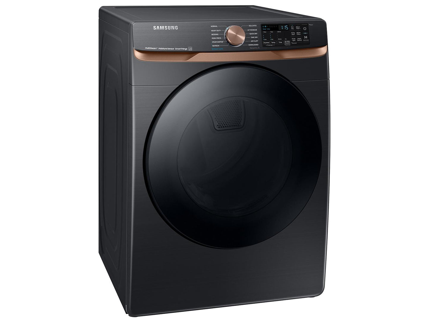 Samsung DVE50BG8300V 7.5 cu. ft. Smart Electric Dryer with Steam Sanitize+ and Sensor Dry in Brushed Black