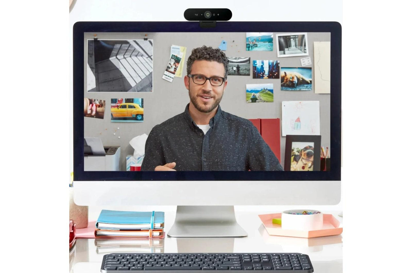 Lg 960001105 Logitech Brio 4K webcam with Windows Hello support