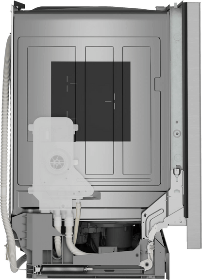 Bosch SHE43DM5N 300 Recessed Handle, 48 dBA, Standard 3rd Rack, PureDry - SS