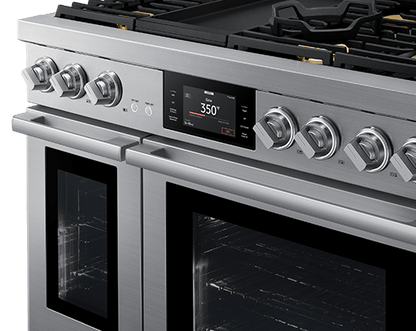 Dacor DOP48T963DS 48" Dual-Fuel Range, Silver Stainless, Natural Gas/Liquid Propane