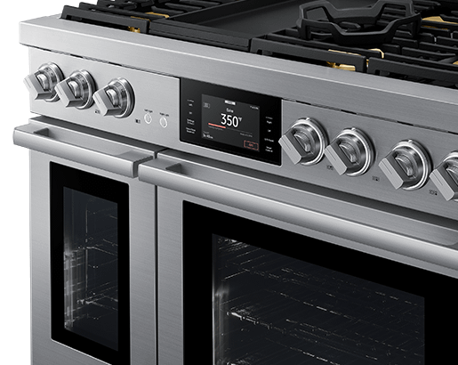 Dacor DOP48T963DS 48" Dual-Fuel Range, Silver Stainless, Natural Gas/Liquid Propane