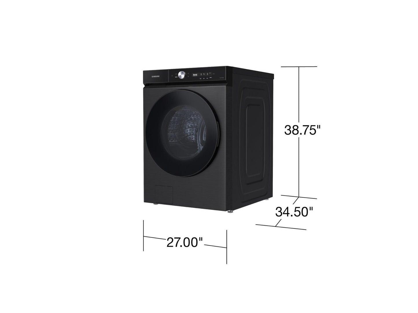 Samsung WF53BB8700AV Bespoke AI Front Load Washer Super Speed Wash  AI Smart Dial  5.3 cu.ft.