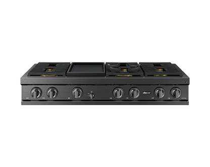 Dacor DTT48T963GM 48" Rangetop, Graphite Stainless, Natural Gas/Liquid Propane
