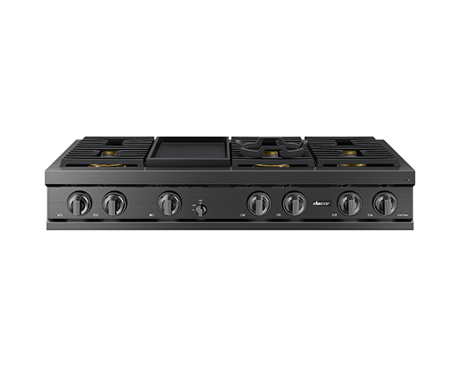 Dacor DTT48T963GM 48" Rangetop, Graphite Stainless, Natural Gas/Liquid Propane