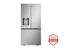 Lg LF20G6331S 20 cu. ft. 3-Door French Door, Counter-Depth MAX™ Refrigerator with Hybrid Handles