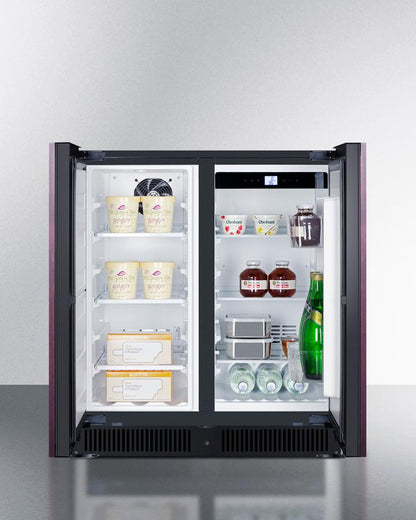 Summit FFRF3070BPNR 30" Wide Built-in Refrigerator-freezer (panels Not Included)