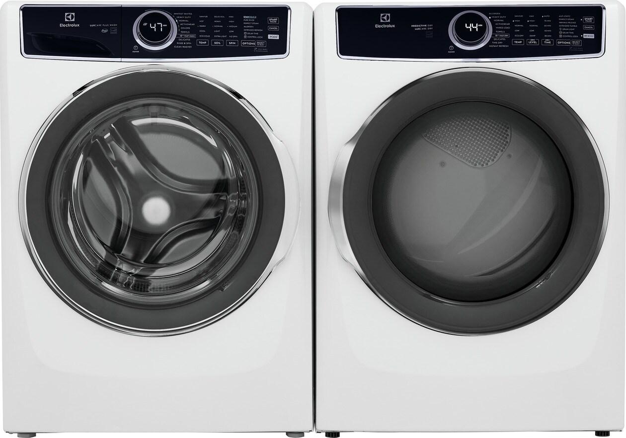 ELFE7537AW Electrolux Front Load Perfect Steam™ Electric Dryer with Predictive Dry™ and Instant Refresh - 8.0 Cu. Ft.