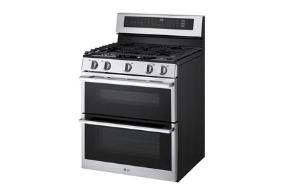 Lg LDGL6924Y 6.9 cu. ft. Smart Gas Double Oven Freestanding Range with ProBake Convection®, Air Fry & Air Sous Vide