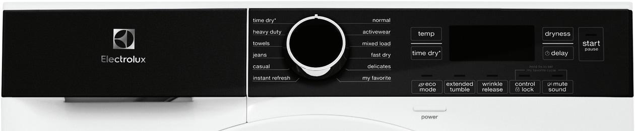 Electrolux ELFE4222AW 24" Compact Front Load Dryer - Ventless, Energy Star Certified, 4.0 Cu. Ft.