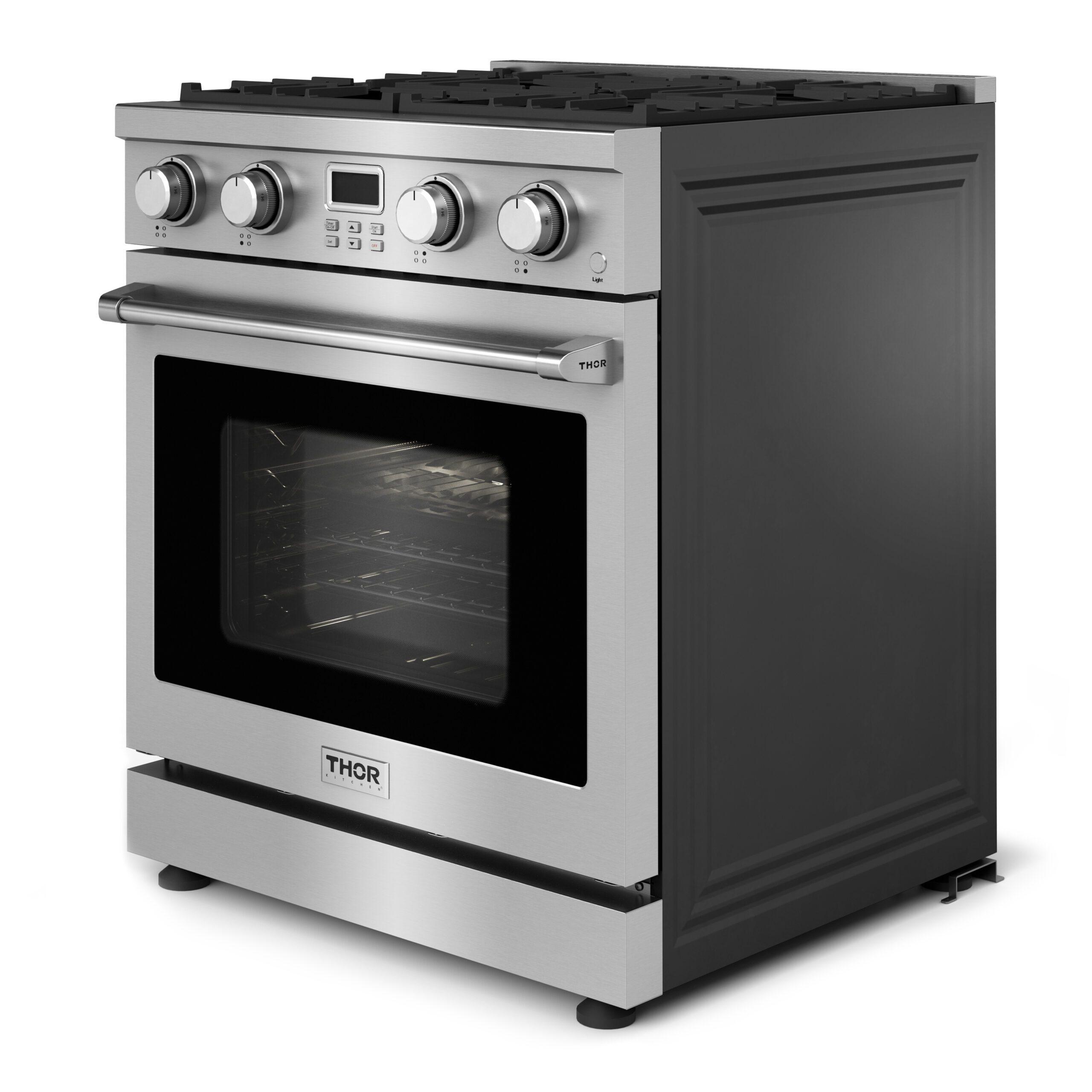 Thor Kitchen 30 Inch Contemporary Professional Gas Range In Stainless Steel - Arg30  Arg30lp - Liquid Propane