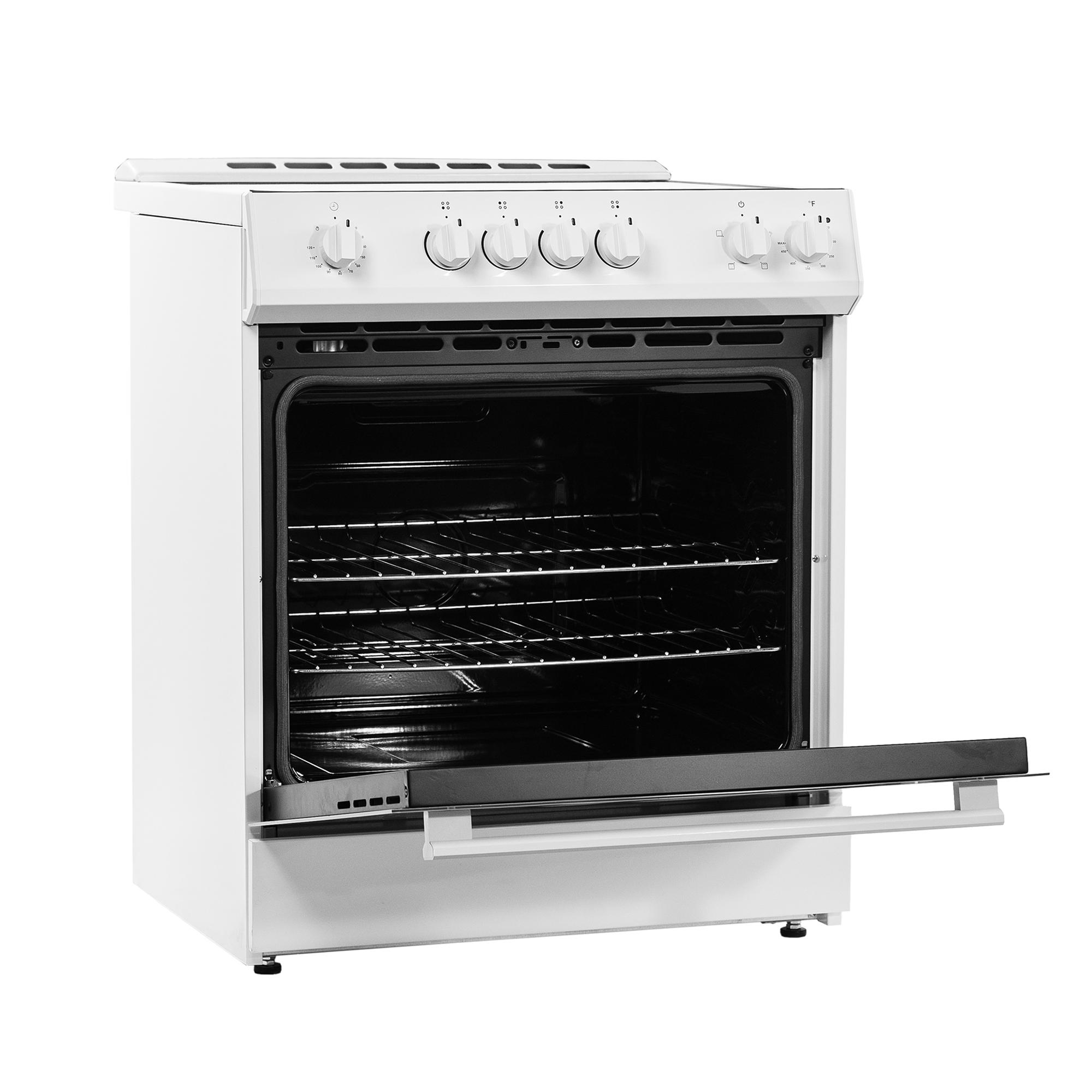 DRRM300W Danby 30 Slide in Smooth Top Electric Range with Knob Controls in White