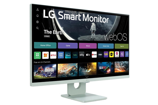 Lg 27SR50FG 27 Inch Full HD IPS Smart Monitor with webOS and Built-in Speakers