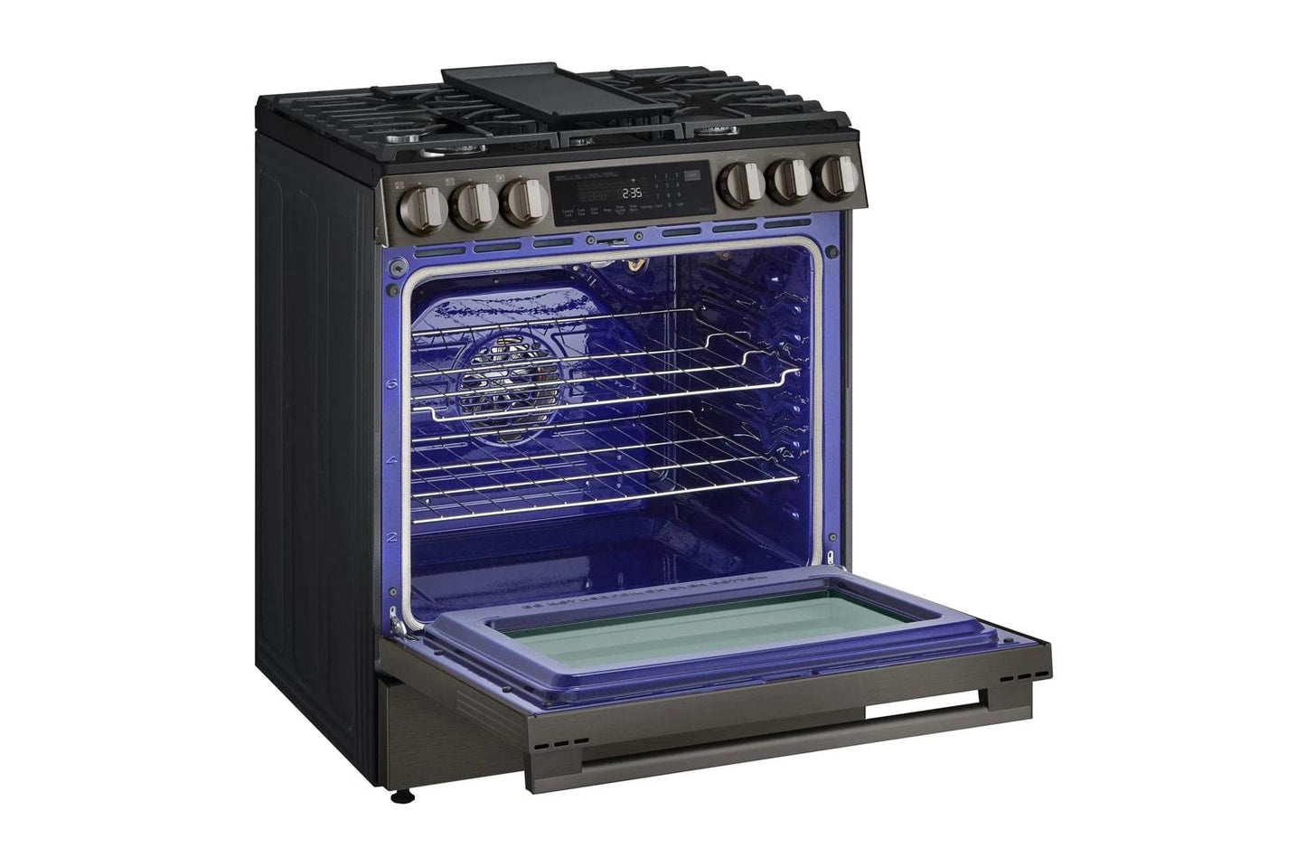 Lg LSGL6335Z 6.3 cu ft. Smart Gas Slide-In Range with ProBake Convection® InstaView®, and Air Fry