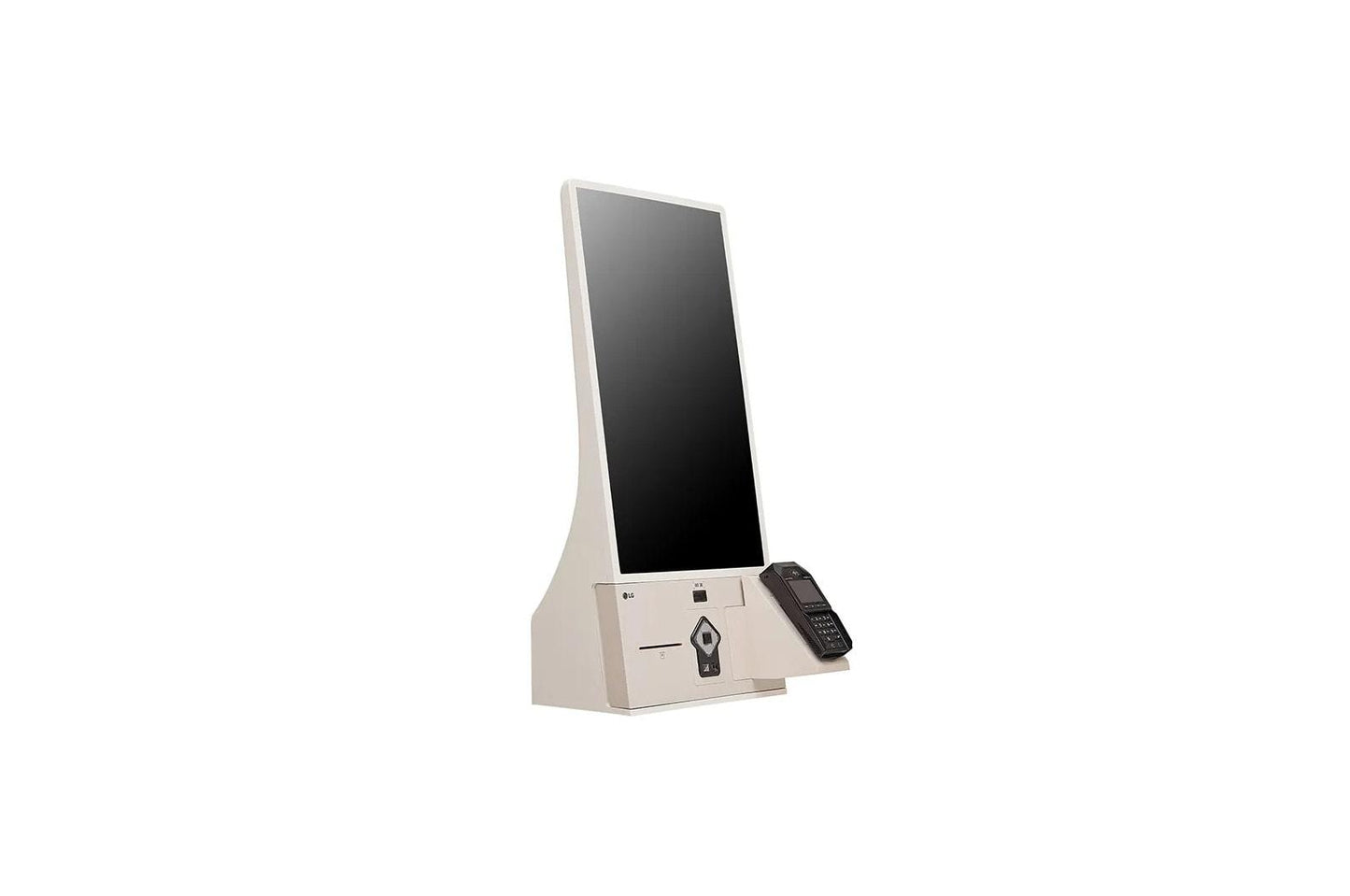 Lg 27KC3PKC 27" FHD In-Cell Touch Self-Ordering Kiosk with QSR/Barcode Scanner, Card Reader, & Thermal Receipt Printer