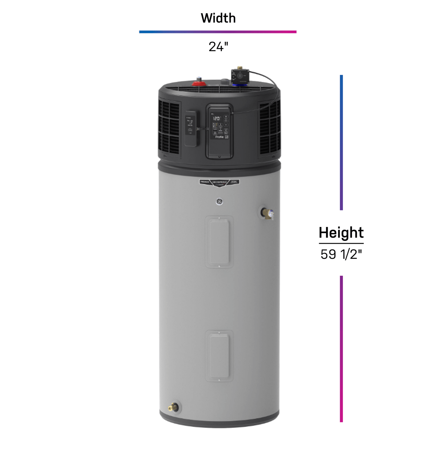 PH40S10BPY GE Profile™ GEOSPRING™ Smart Hybrid Heat Pump Water Heater 40-gallon - 240V - FlexCapacity