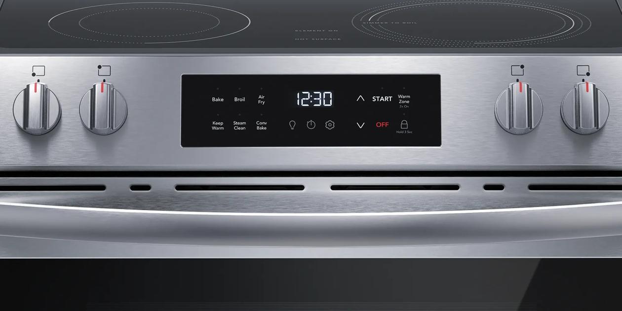 Frigidaire FCFE3082BS 30" Front Control Electric Range with Air Fry