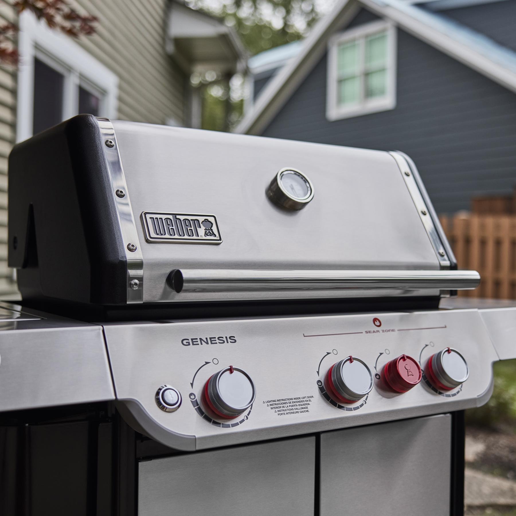 Weber Genesis S-335 Gas Grill (Natural Gas) - Stainless Steel