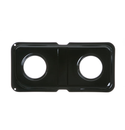 Ge Appliances WB34K10010 Gas Range Double Drip Pan - Left - Black Porcelain