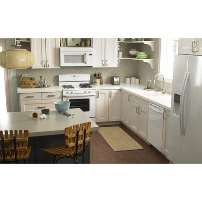 5.0 cu. ft. Gas Oven Range with Easy Touch Electronic Controls - white