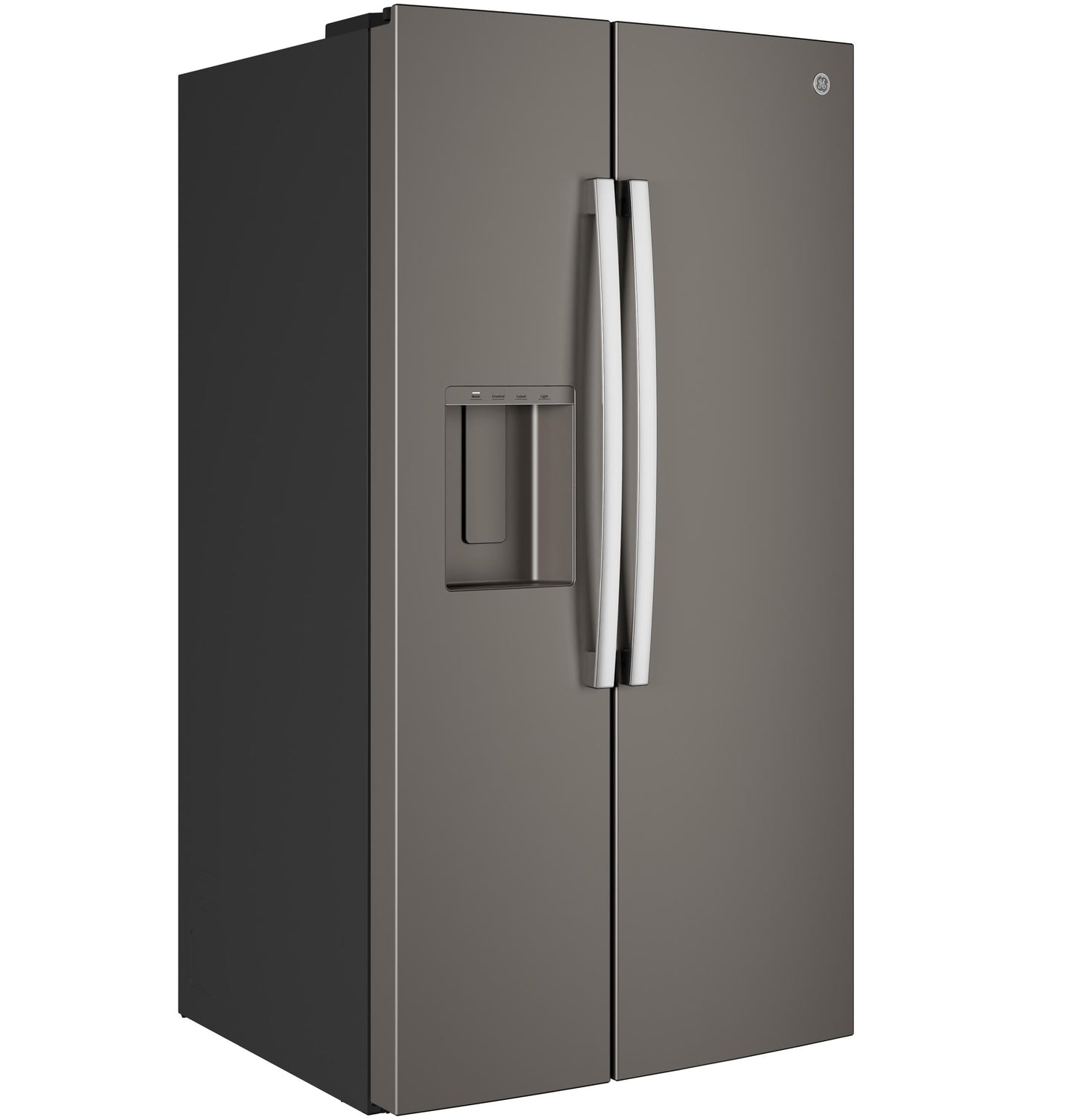GSS28NMYES GE® 27.9 Cu. Ft. Side-By-Side Refrigerator with Extra Tall Dispenser and In-Door Icemaker