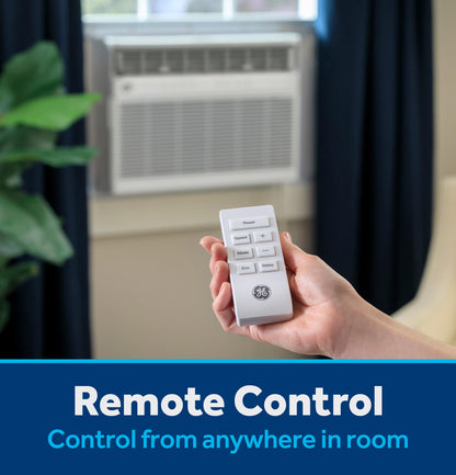 AWGP12WWF GE® ENERGY STAR® 11,000 BTU Smart Heat/Cool with Heat Pump Electronic Window Air Conditioner for Large Rooms up to 550 sq. ft.