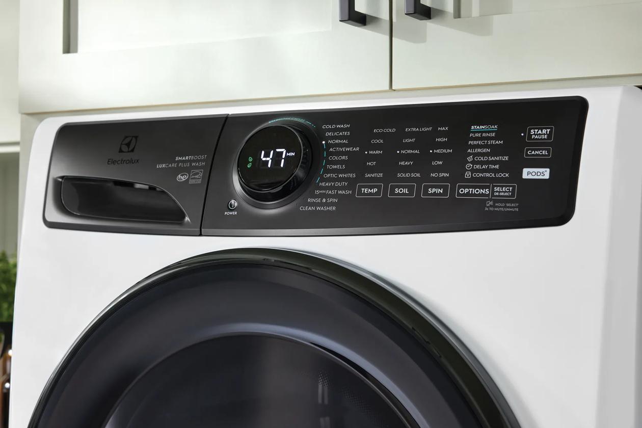 Electrolux ELFW7738MW Front Load Perfect Steam™ Washer with LuxCare® Plus Wash and SmartBoost® - 4.5 Cu. Ft.