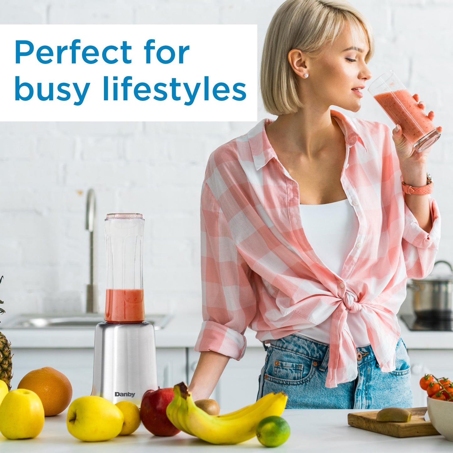 DBL25C1BSSDB Danby 600mL Smoothie Blender Specialty in Stainless Steel