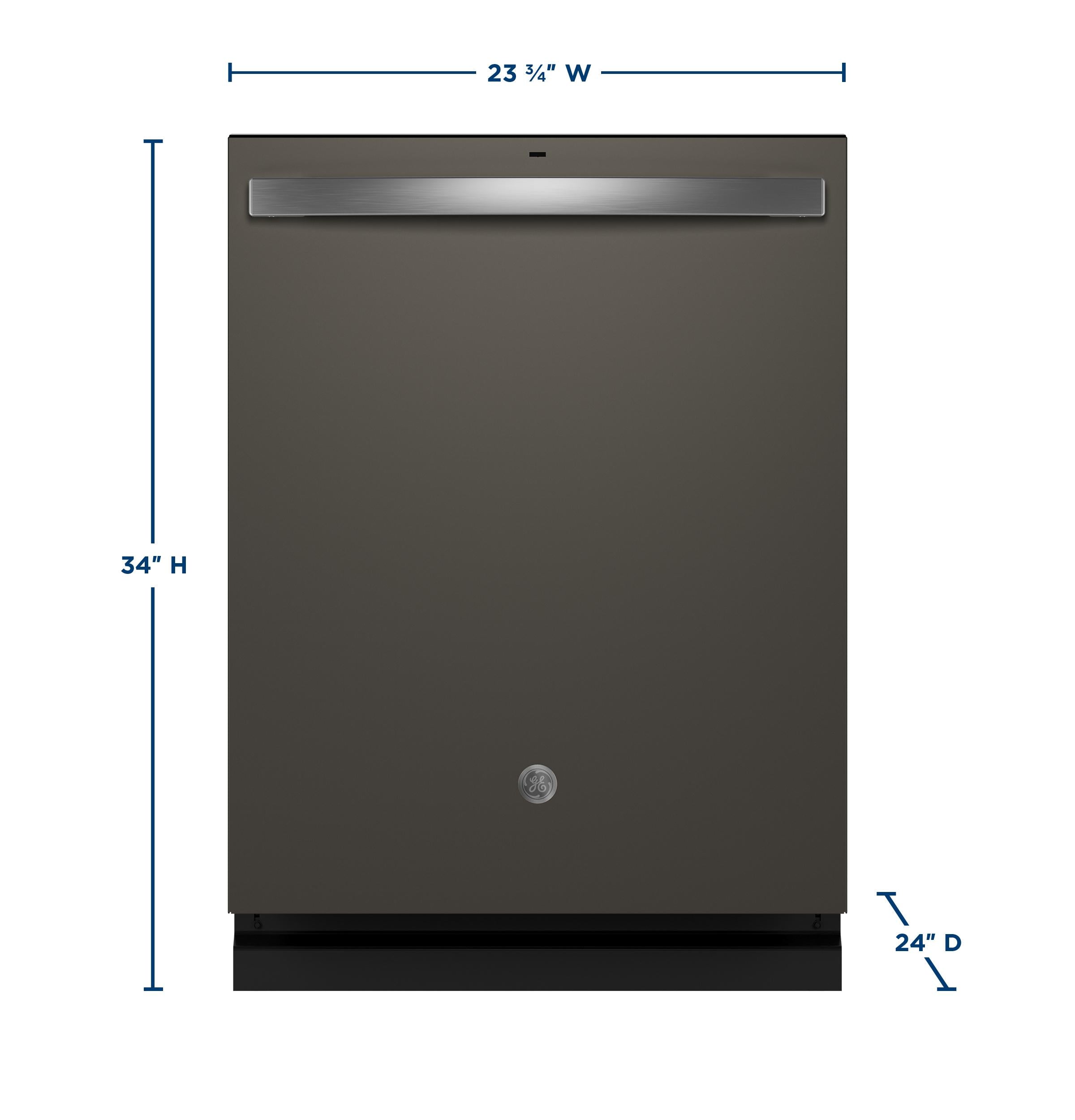 GDT670SMVES GE® ENERGY STAR® Top Control with Stainless Steel Interior Dishwasher with Sanitize Cycle