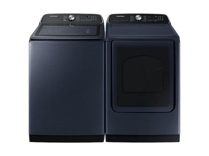 Samsung DVE54CG7150DA3 7.4 cu. ft. Smart Electric Dryer with Pet Care Dry and Steam Sanitize+ in Brushed Navy