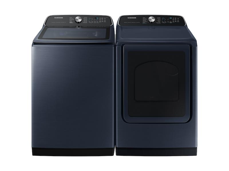 Samsung 7.4 cu. ft. Smart Electric Dryer with Pet Care Dry and Steam Sanitize  in Brushed Navy