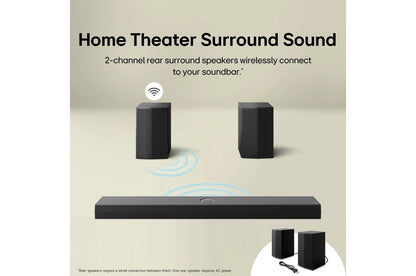 Lg S40TR S40TR LG Home Theater Soundbar with Dolby® and Rear Speakers, 4.1. channel
