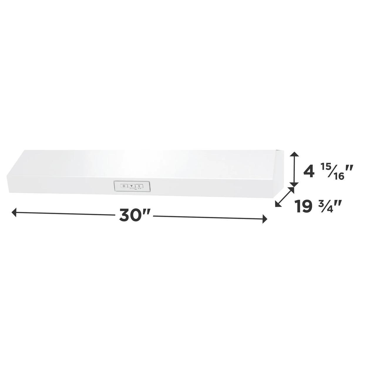 Frigidaire FCVW3052AW Undercabinet 30" Ventilation Hood